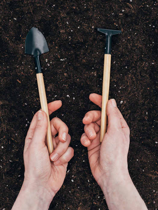 Hands in Soil